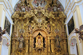 Retablo Mayor. Iglesia Convento de Nuestra Señora de Loreto. Espartinas (Sevilla).