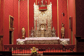 Retablo. 1685. San Luis de Potosí (México). Capilla del Sagrario. Prioral de Nuestra Señora de los Milagros. Puerto de Santa María (Cádiz).