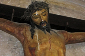 Cristo de la Quinta Angustia. México. Segunda mitad siglo XVI. Real Monasterio de Santa María de Guadalupe. La Puebla de Guadalupe (Cáceres).