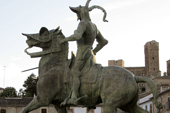 Charles Cary Rumsey. Escultura ecuestre de Francisco Pizarro. Trujillo. Siglo XX.