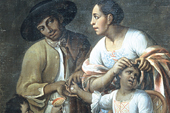 Miguel Cabrera. De albarasado y mestiza, barsino. México. 1763.
