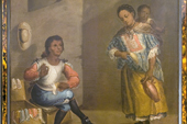 Luis Berrueco De canbujo con yndia sale albarasado; Noteentiendo con yndia sale china. México. Segunda mitad siglo XVIII.